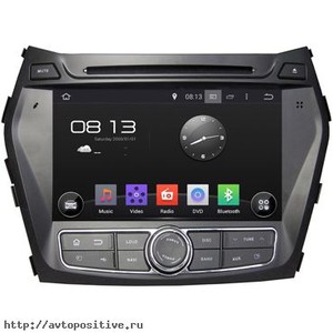 ШТАТНАЯ МАГНИТОЛА HYUNDAI SANTA FE III (ANDROID 4.4.4)