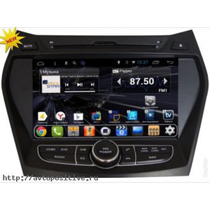 Штатное головное устройство DAYSTAR DS-7004HD Hyundai Santa FE 2013+ Андроид 6.0.2