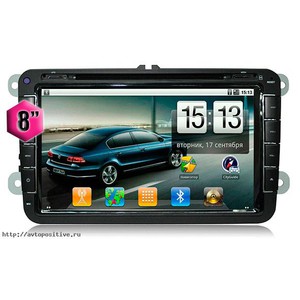 Штатная магнитола Android 8 дюймов для Tiguan (2008-) (Carit)