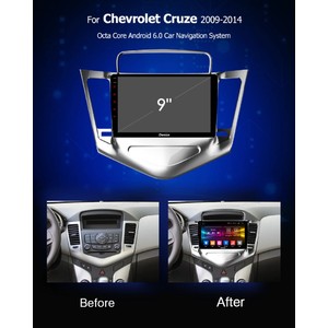 Головное устройство на Android 6.0.1 для Chevrolet Cruze 2009-2012